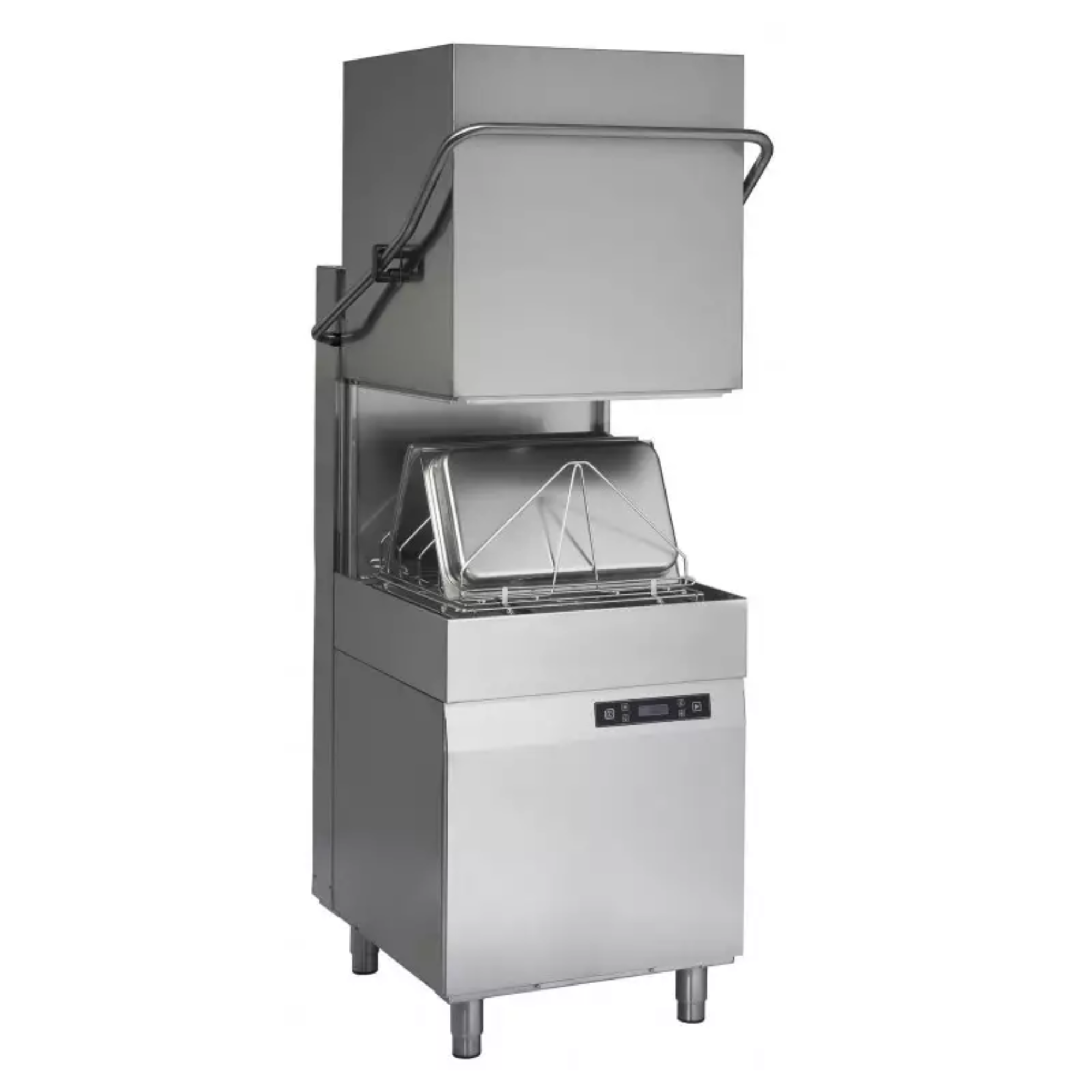 Lave-vaisselle professionnel inox pour restaurant